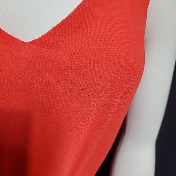 Everly Orange High Low Dress (Small) - Picture 7 of 7